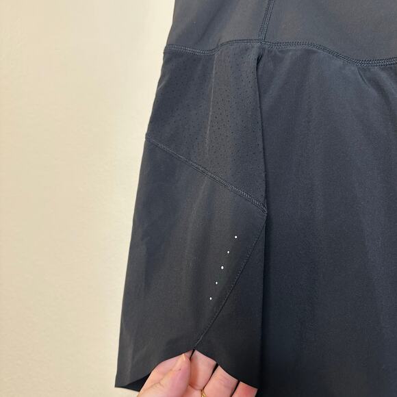 Athleta Womens Run With It 14" Tennis Skort Skirt Workout Black Womens Size 1X - Picture 7 of 12